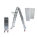 China wholesale merchandise 330lb heavy duty aluminium folding ladders multifunctional 4*3